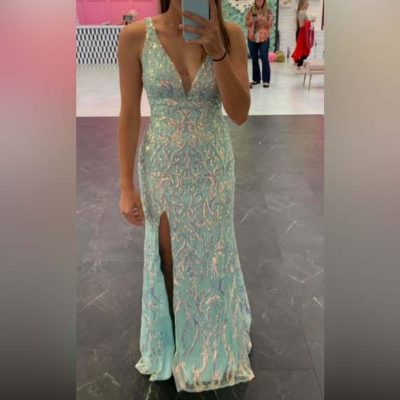 1 homecoming and 2 prom dresses for sale. All only worn once. - Picture 3 of 3